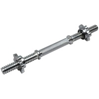 Гриф с гайками гантельный хромированный (d 25, SDA-12T) 30см. SDA-12T/B25626